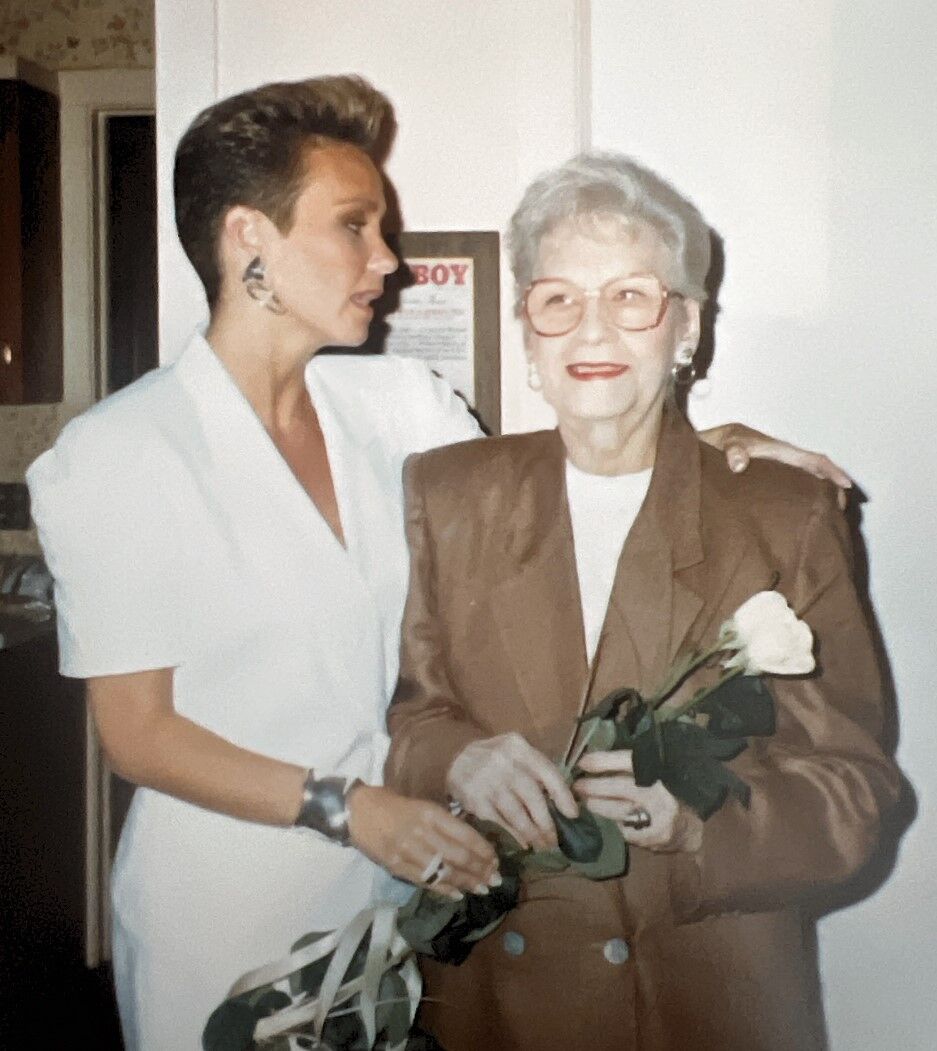 With my Mom in Chicago before our wedding shower.